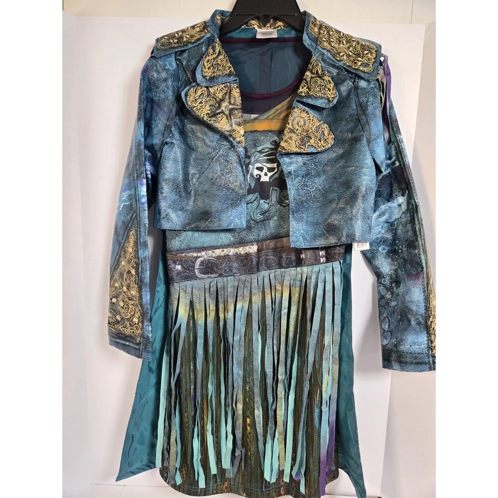 Disney Store Descendants 2 Uma Costume Girls 13 Dress Jacket Pirate Halloween